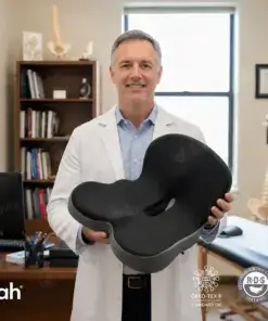 Linvah orthopedic cushion for tailbone and back pain relief